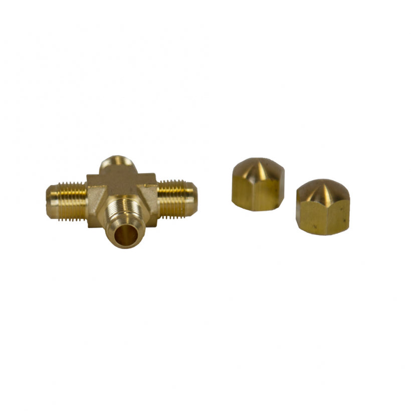 4 - Way 3 / 8" Splitter With Caps