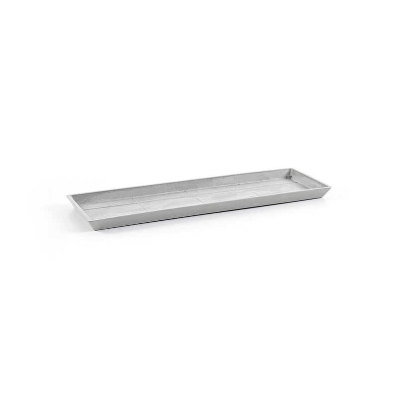 Saucer Rectangular 65 White Grey
