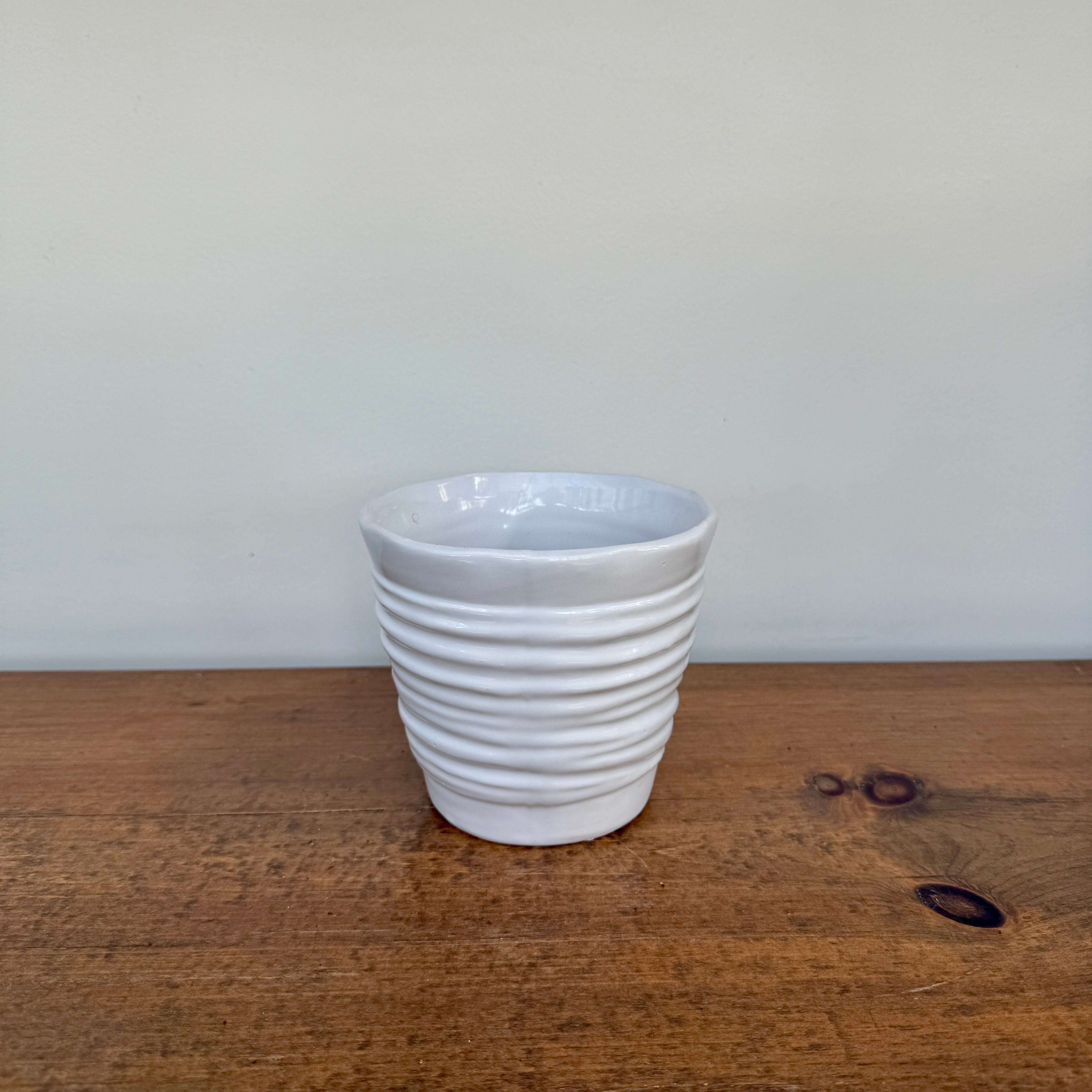 Format Pot - 5.25" x 4.75" - White
