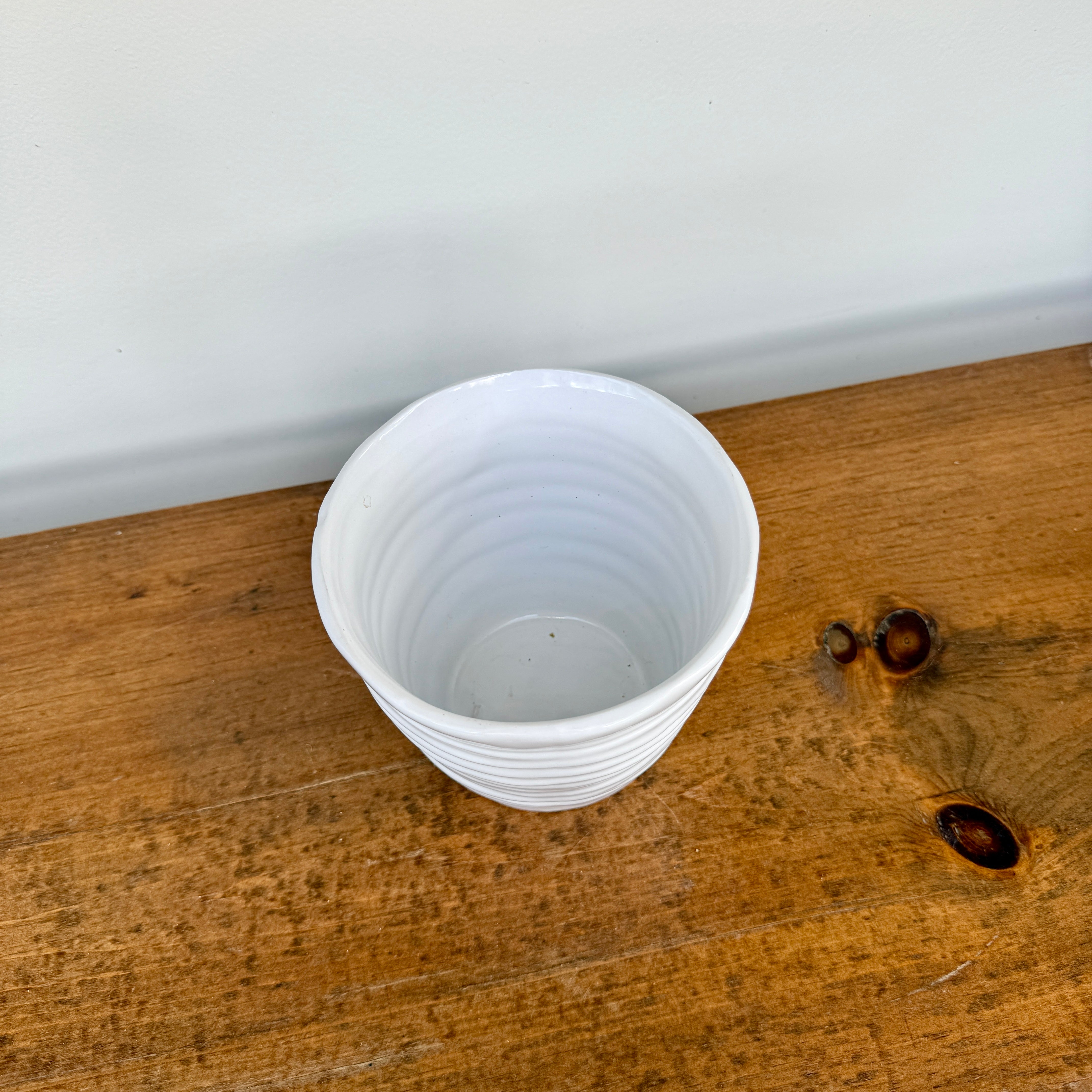 Format Pot - 5.25" x 4.75" - White