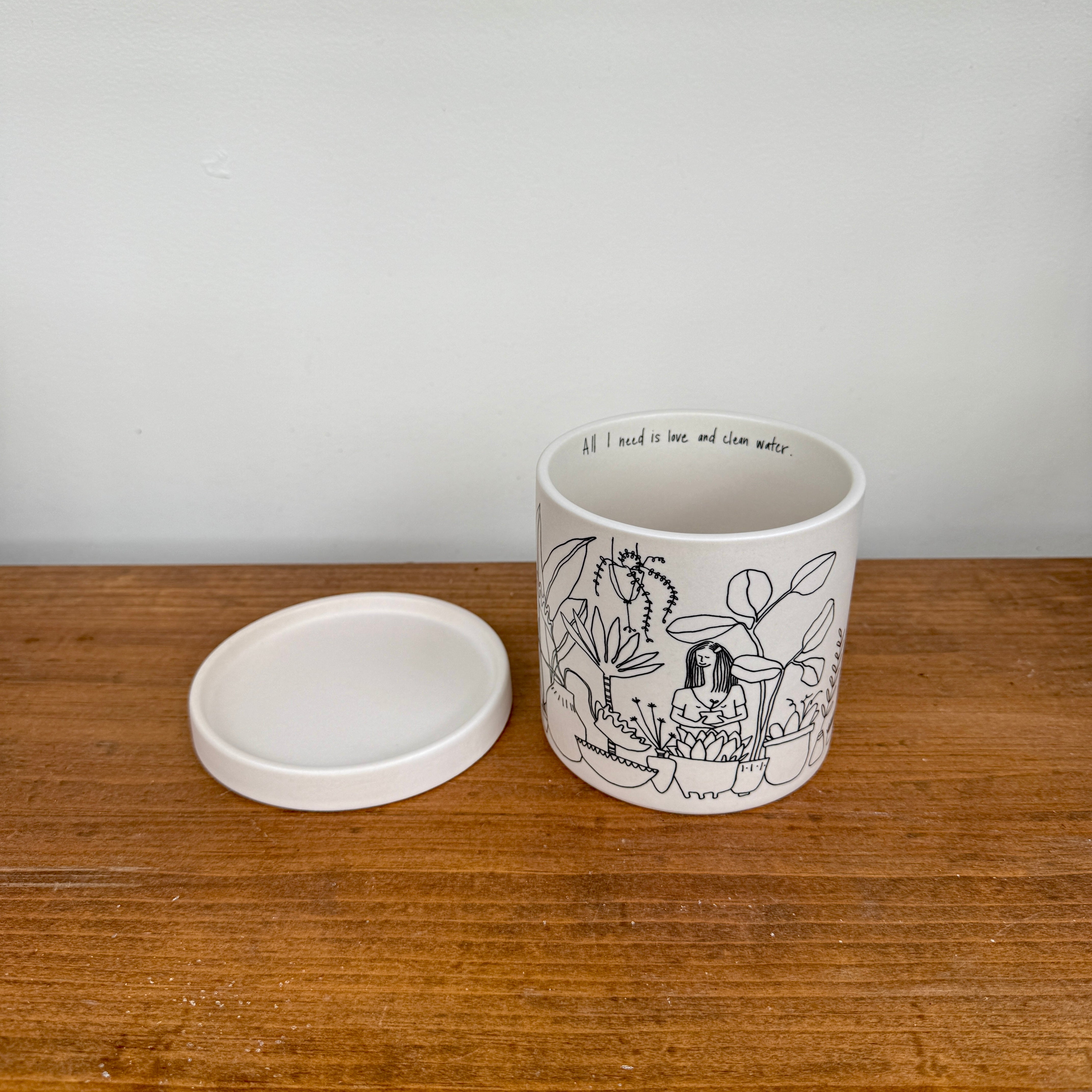 Plant Lady Pot - 4.75" x 4.75"