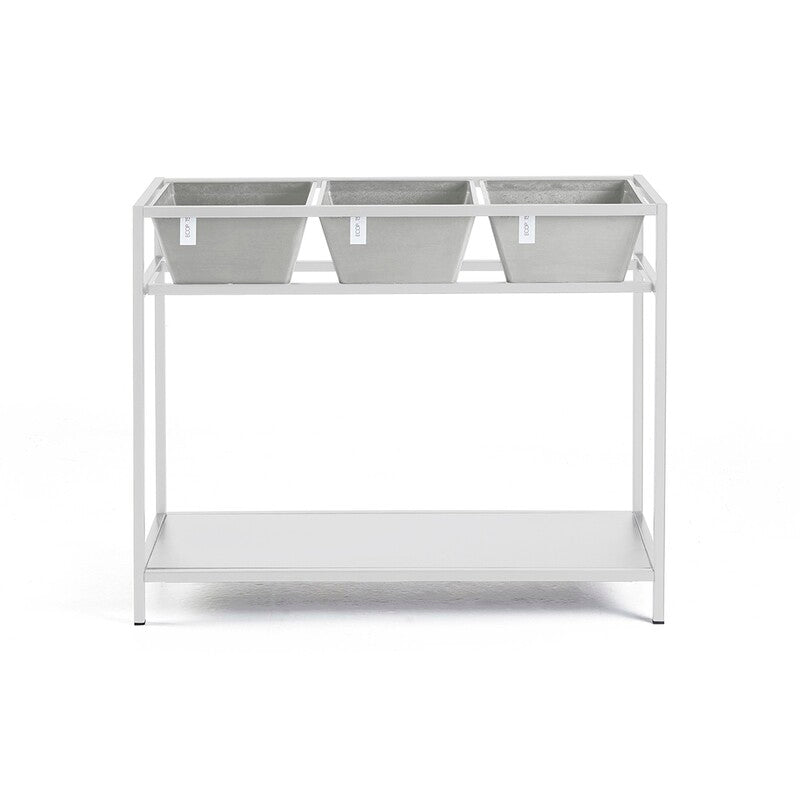 Berlin Grow Table White Grey