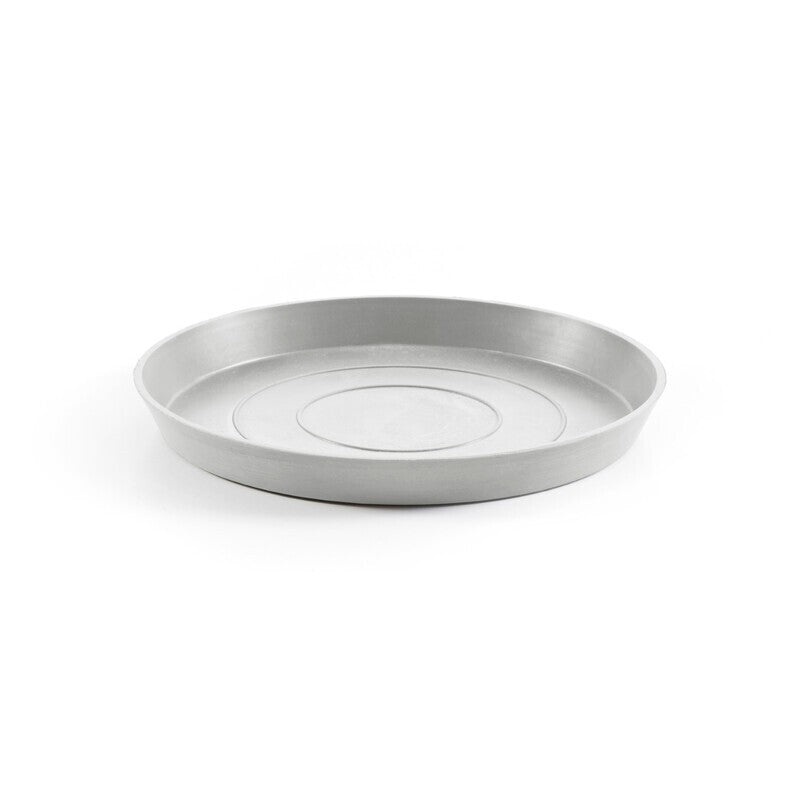 Saucer Round 40 White Grey