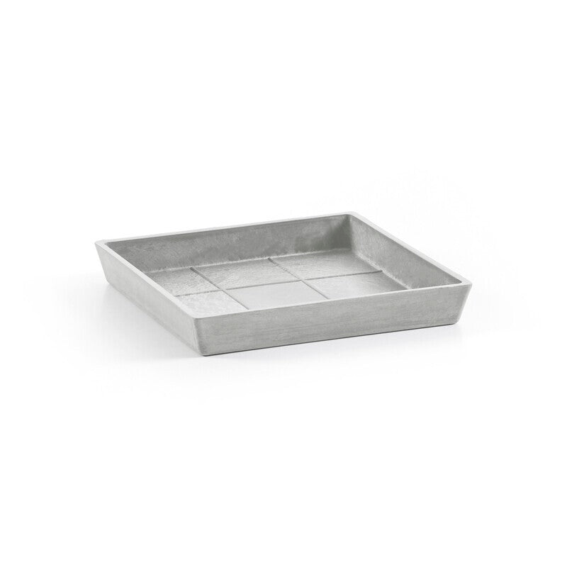 Saucer Square 50 White Grey