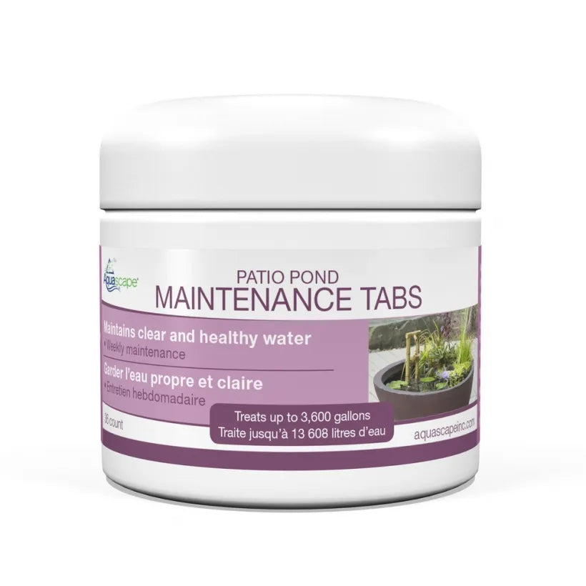 Patio Pond Maintenance Tabs - 36 - Tabs