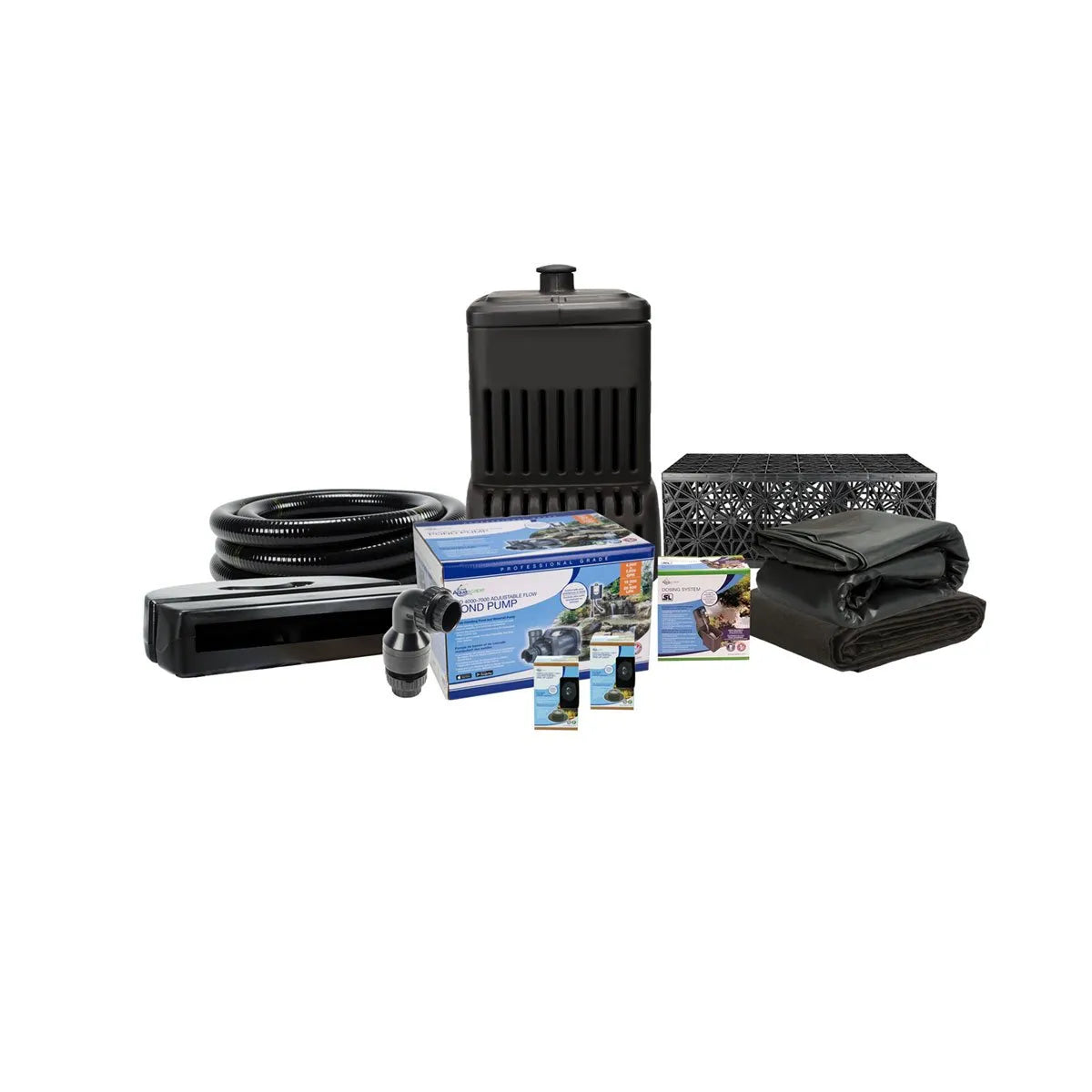 Medium Pondless Waterfall Kit 16' Stream w / SLD 4000 - 7000 Adjustable Flow Pond Pump