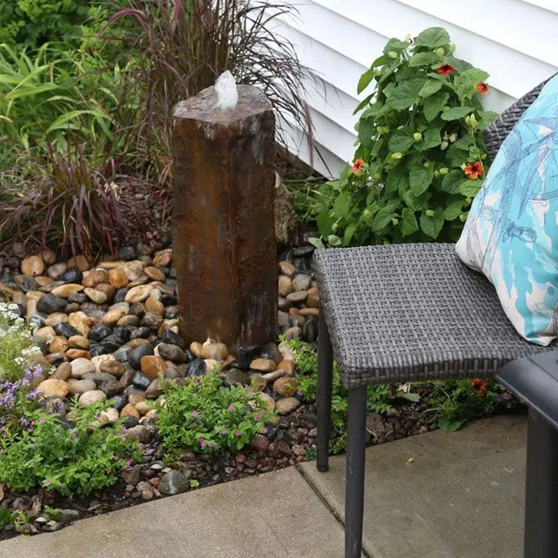 Faux Basalt Column Fountain Kit - 24" H (61 cm)