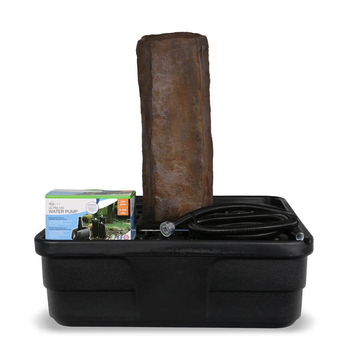 Faux Basalt Column Fountain Kit - 24" H (61 cm)