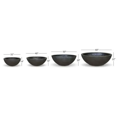 Fountain Bowl - Green Slate - 60" Dia (152 cm)