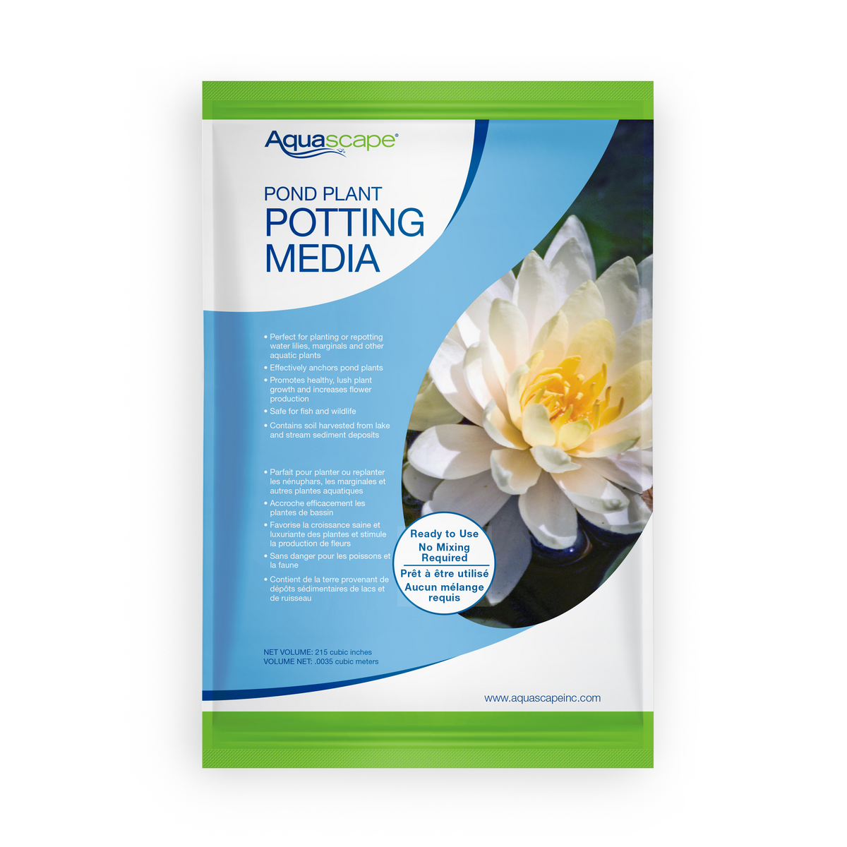 Pond Plant Potting Media - 215 cu in / .0035 cbm