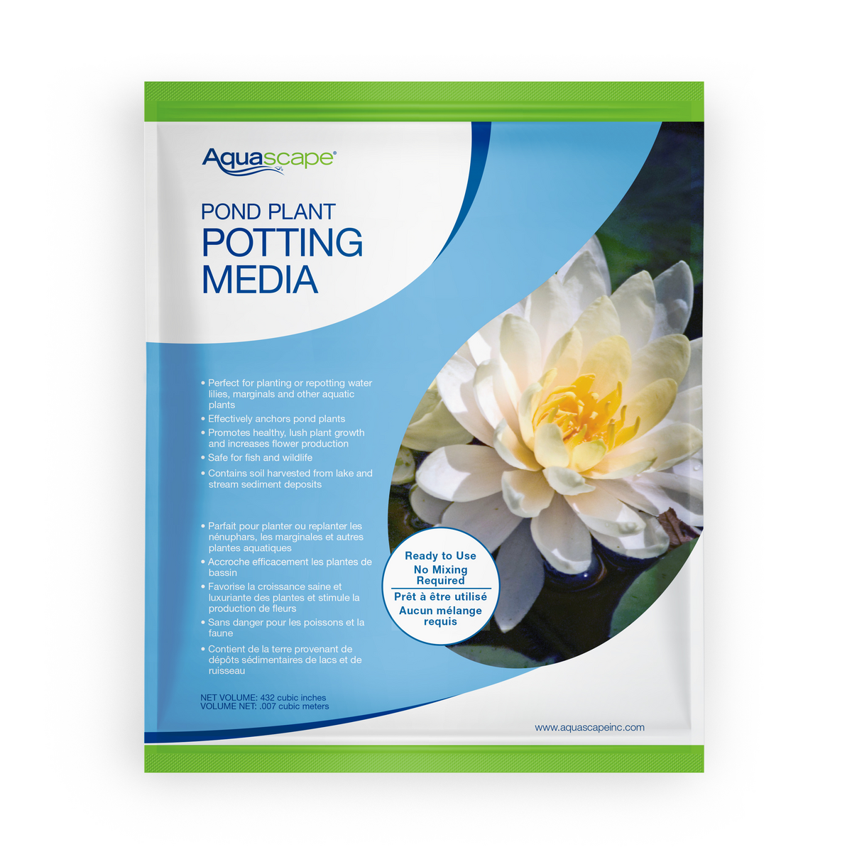 Pond Plant Potting Media - 432 cu in / .007 cbm
