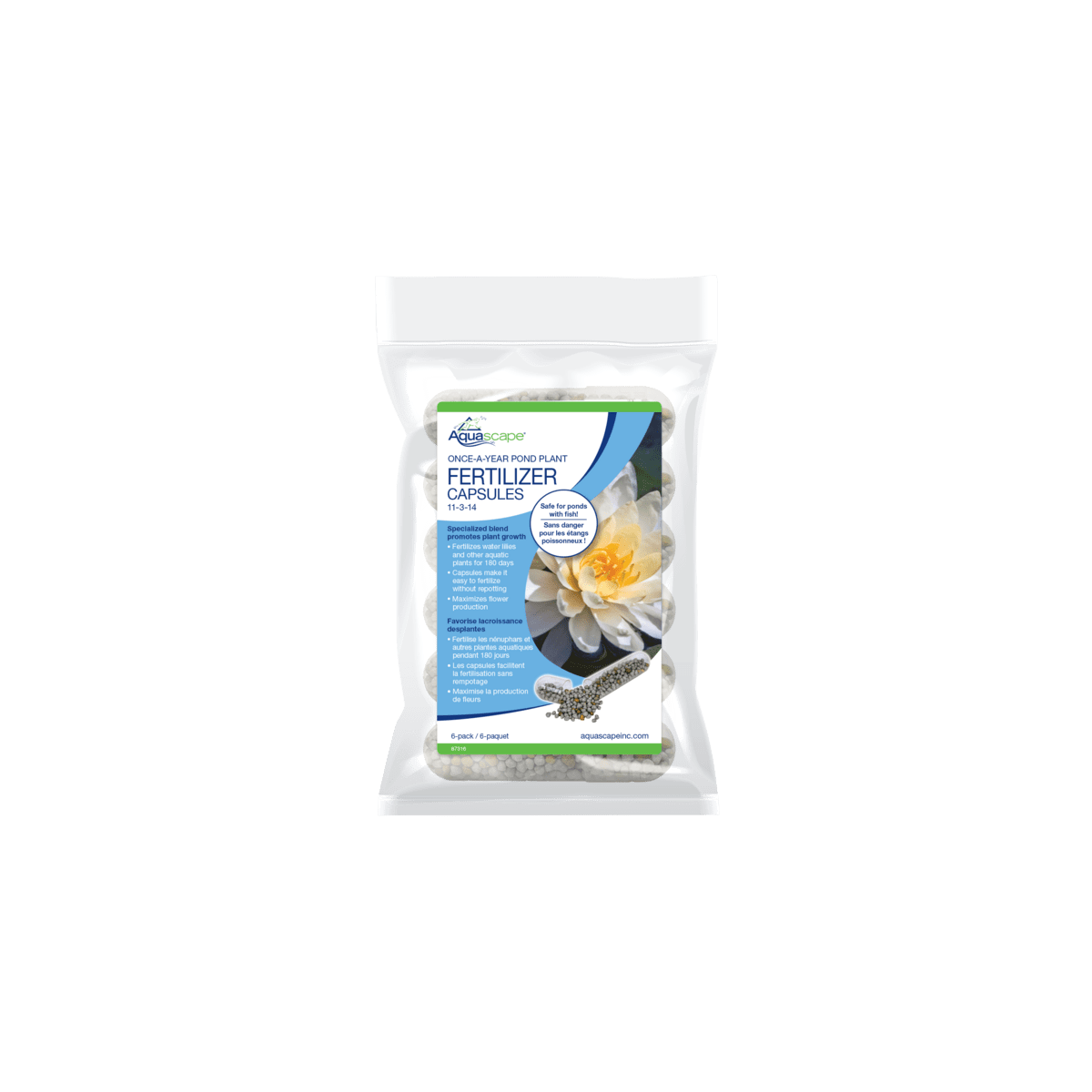 Once-A-Year Pond Plant Supplement Capsules (Qty 6)