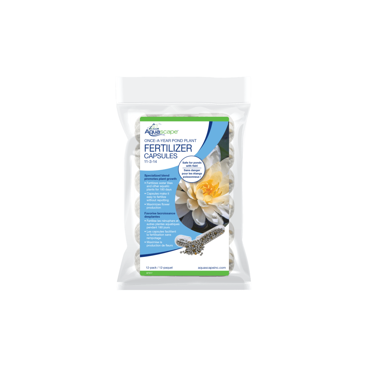 Once-A-Year Pond Plant Supplement Capsules (Qty 12)