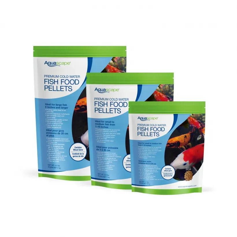 Premium Cold Water Fish Food - Large Pellets - 4.4 lb / 2 kg