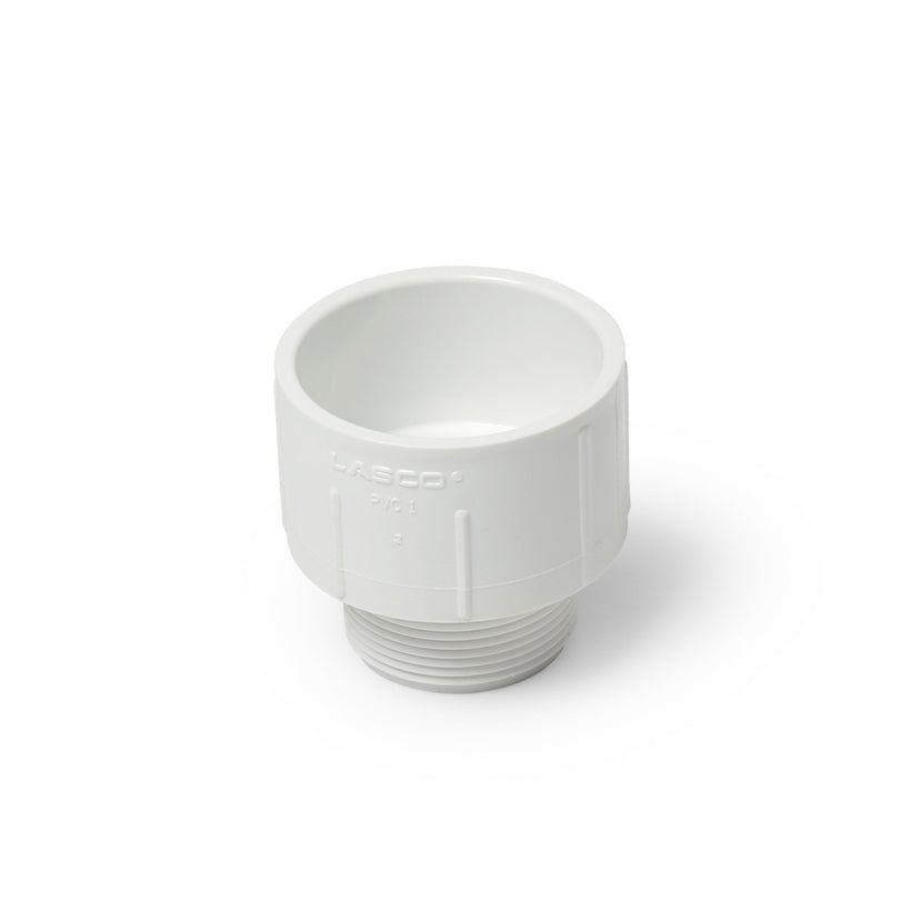 PVC Male Adapter 1 - 1 / 2" MPT x 2" Slip