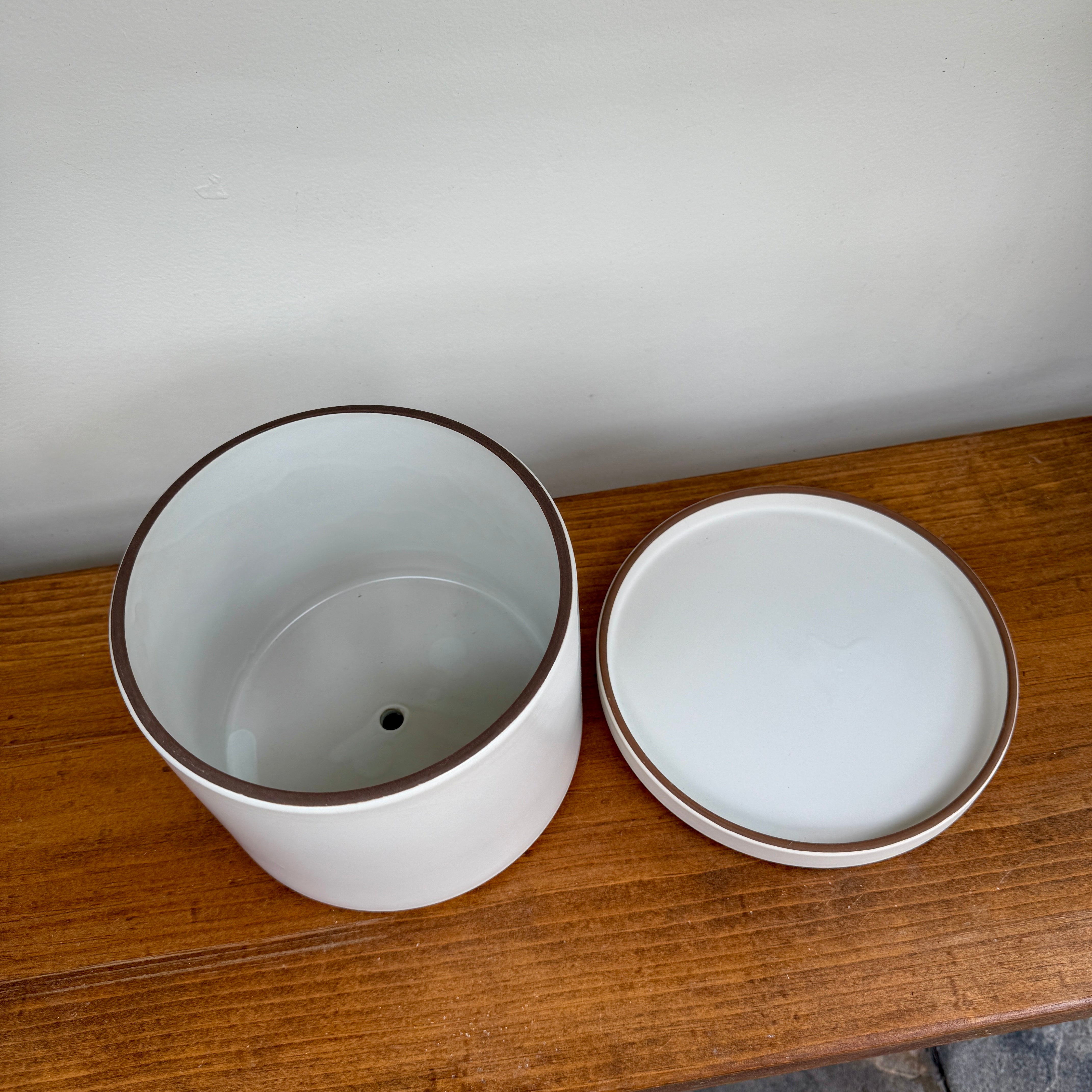 Author Pot with Saucer - 7.5" x 6"
