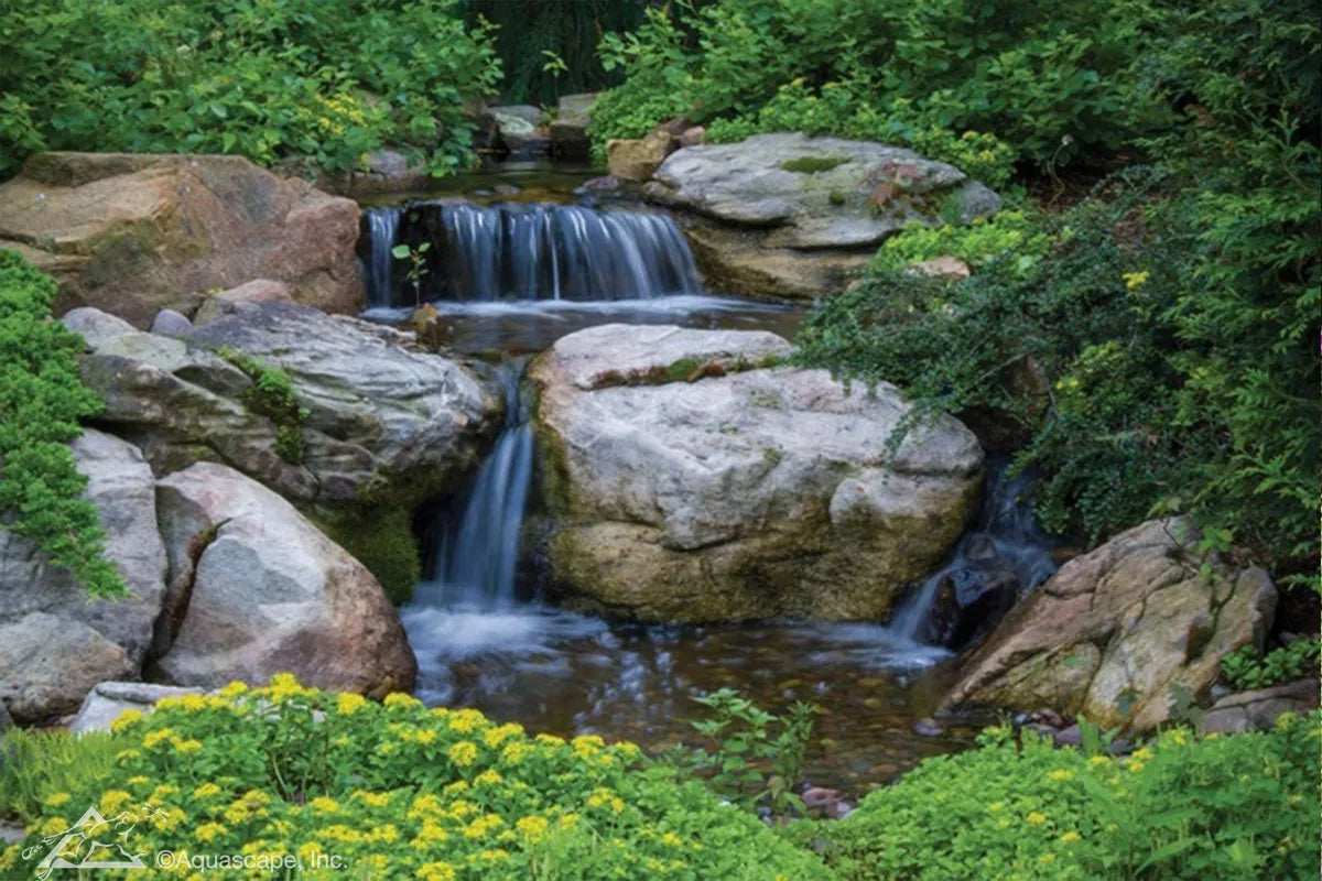 Medium Deluxe Pondless Waterfall Kit 16' Stream w / AquaSurge 2000 - 4000 Adjustable Flow Pond Pump